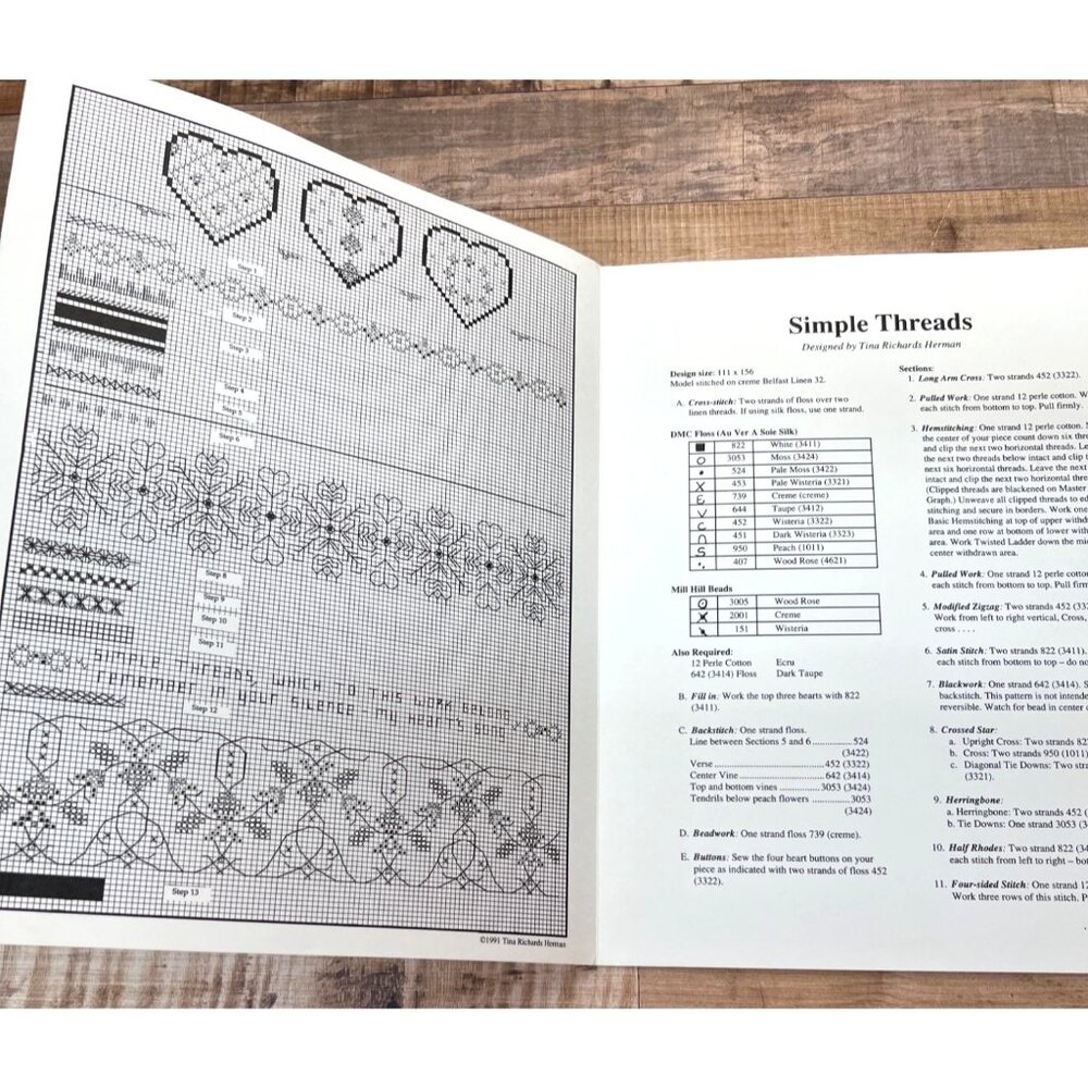 Simple Threads Cross Stitch Pattern By Shepherds Bush - Picture 3 of 3